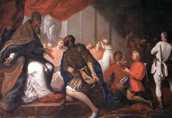 塞巴斯提亞諾 裡奇 Paul III Appointing His Son Pier Luigi to Duke of Piacenza 塞巴斯提亞諾 裡奇 Paul III Appointing His Son Pier Luigi to Duke of Piacenza